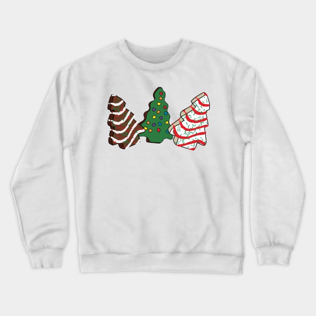 Christmas Tree Snack Cakes Crewneck Sweatshirt by Milibella